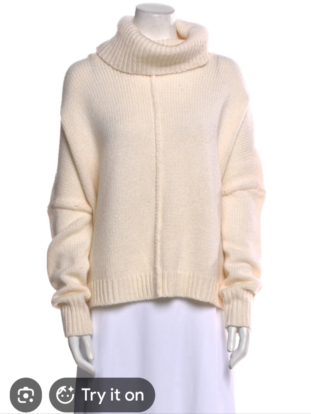 Alice + Olivia Wool Turtleneck Sweater Size L